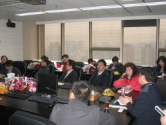 香港媒體河北訪問團參觀考察常宏裝飾公司